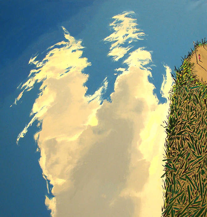 云上的日子 尺寸200x190cm 2008年