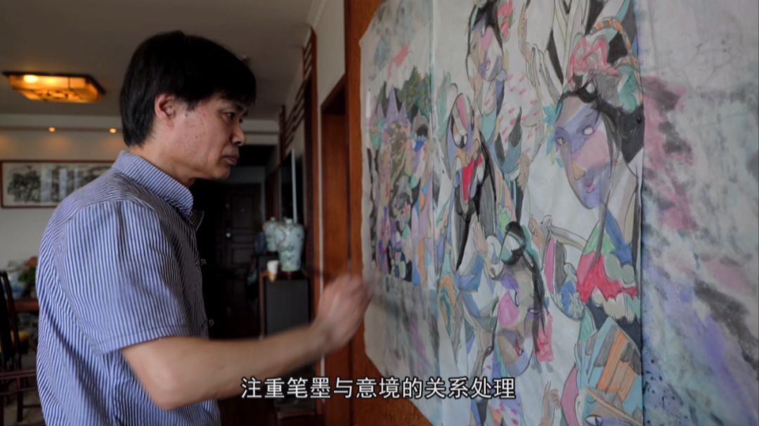 戏剧人物画风·蔡顺根
