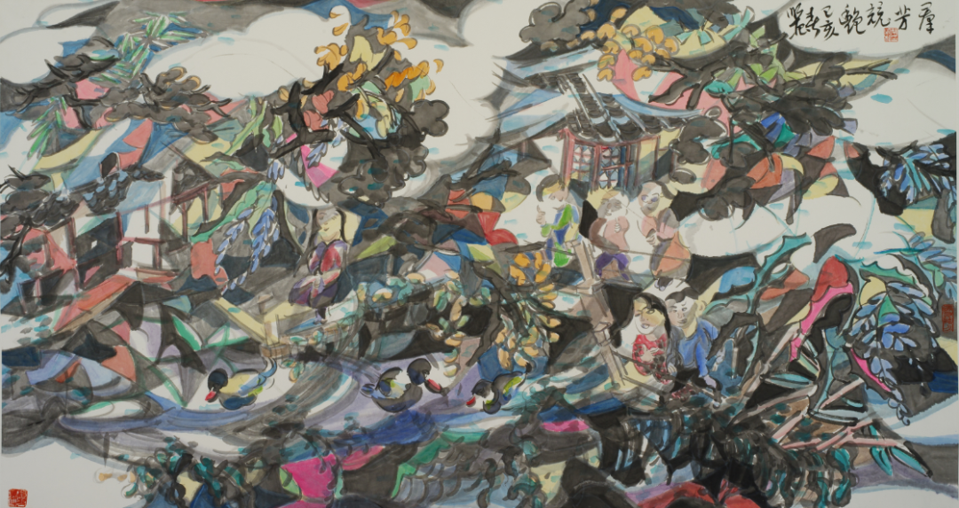 戏剧人物画风·蔡顺根